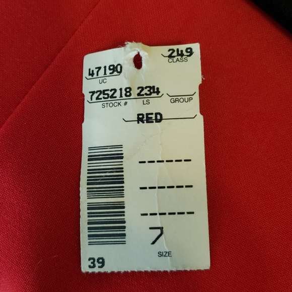 NWT Retro RED Contempo Casuals Halter Mini Dress 90s vintage - Picture 7 of 8